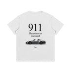 911 Reasons to Succeed Cotton Tee White