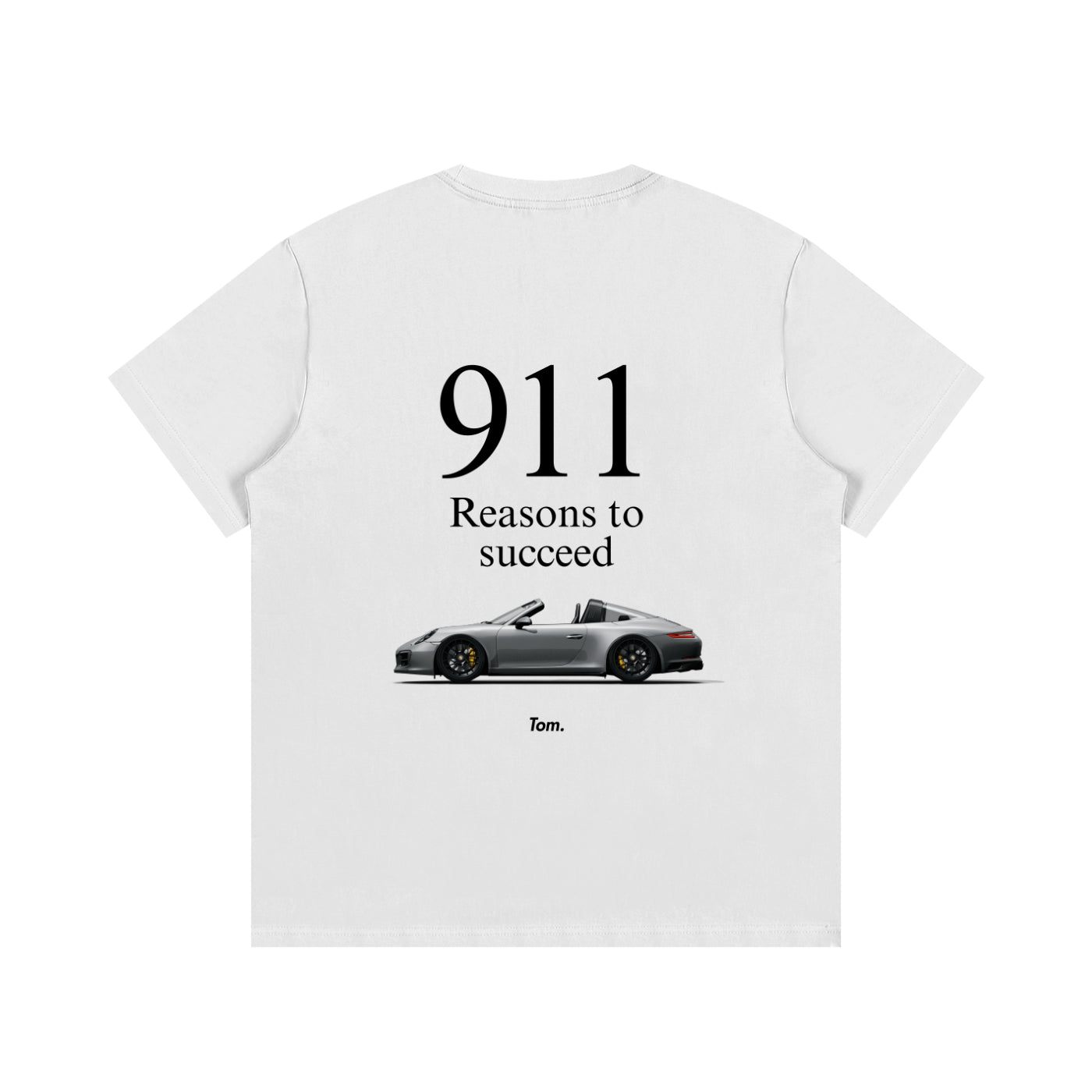 911 Reasons to Succeed Cotton Tee White