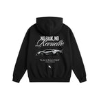 No Risk Heavyweight Cotton Hoodie Black