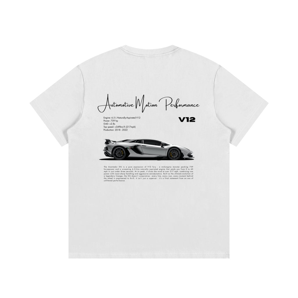 Automotive Motion Tee White