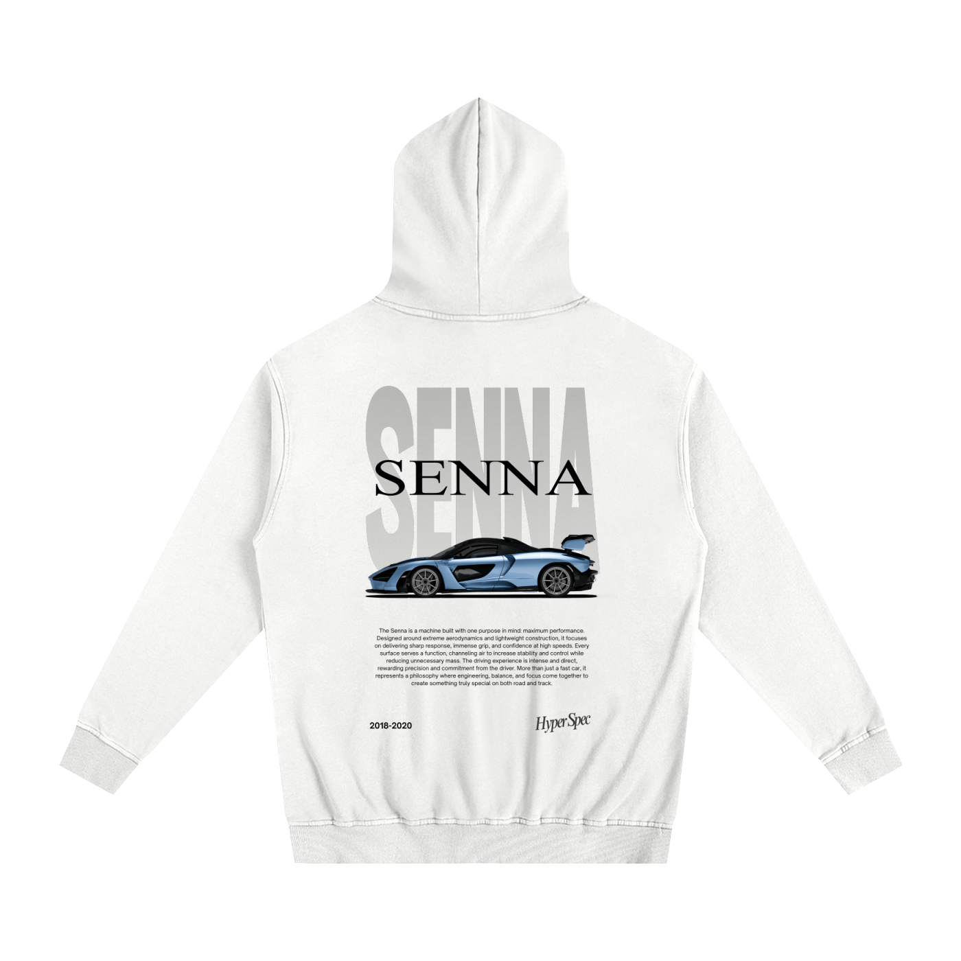 Senna Heavyweight Cotton Hoodie White