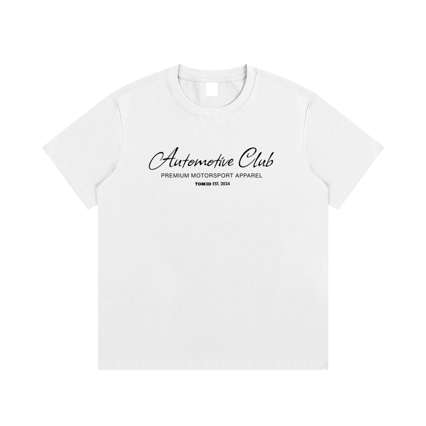 Automotive Modified Club Tee White