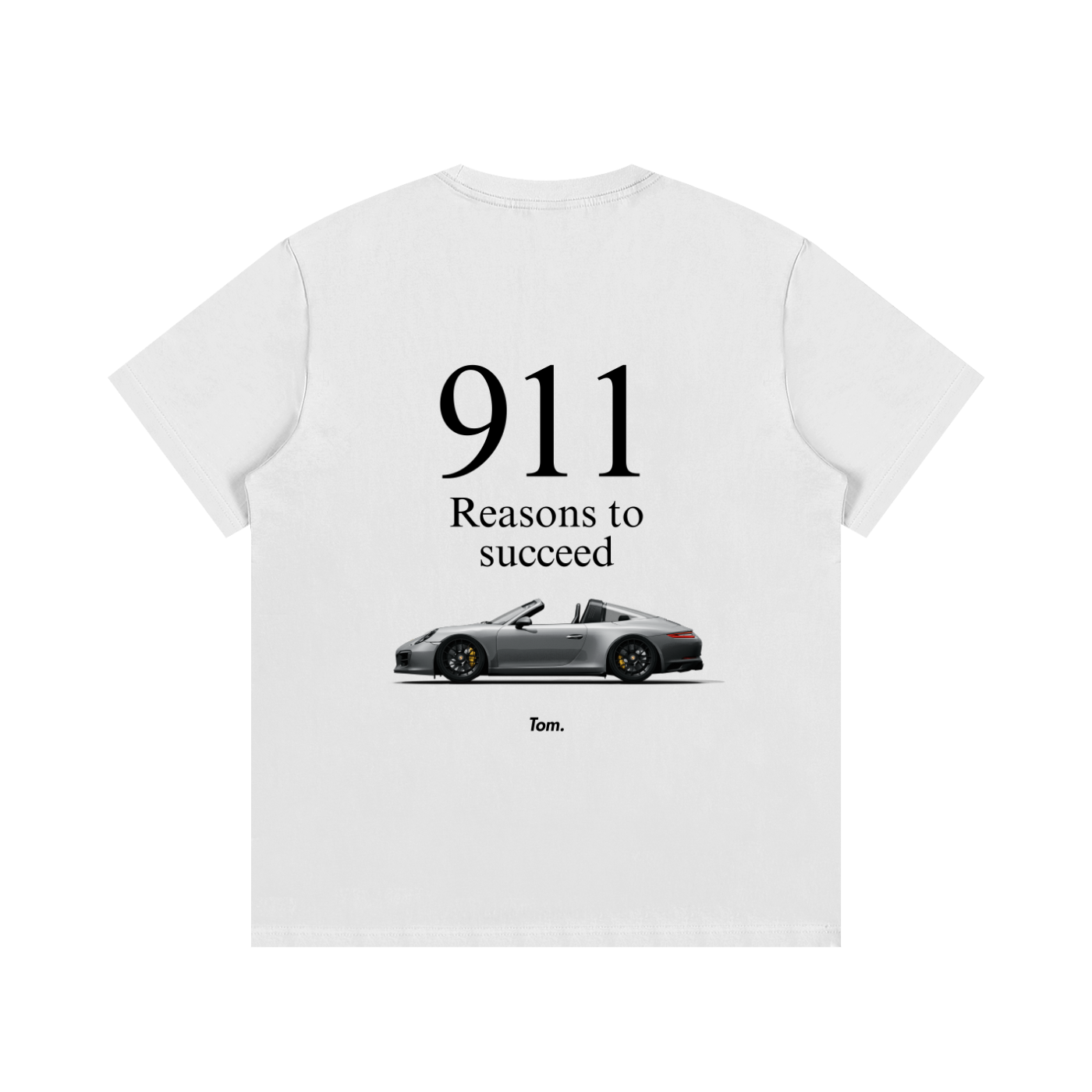 911 Reasons to Succeed Cotton Tee White