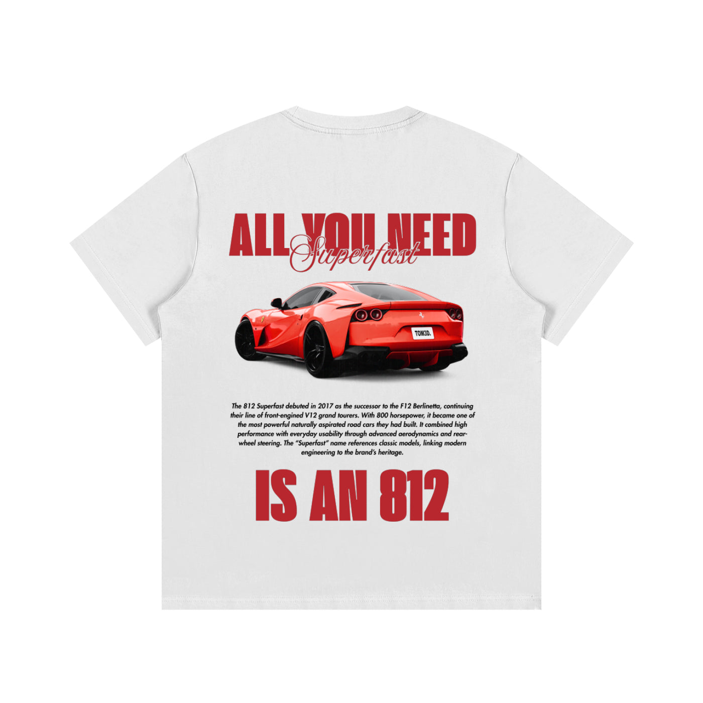 812 Tribute Tee White