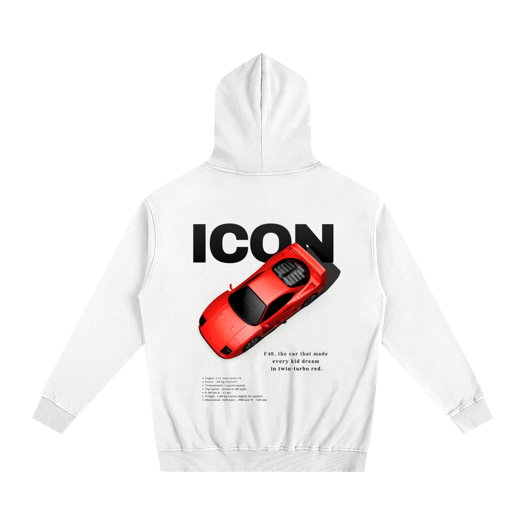 ICON Tribute Hoodie White