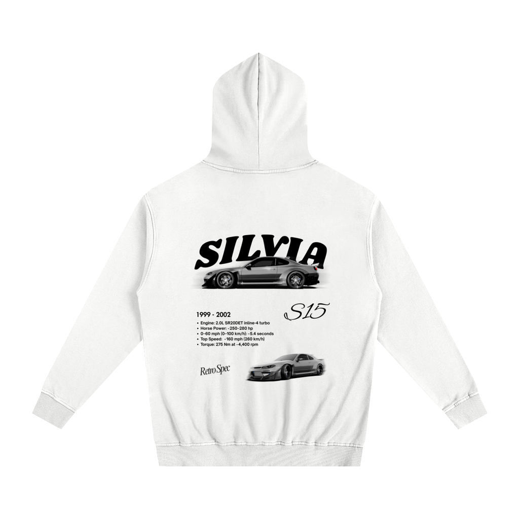 Silvia Heavyweight Cotton Hoodie White