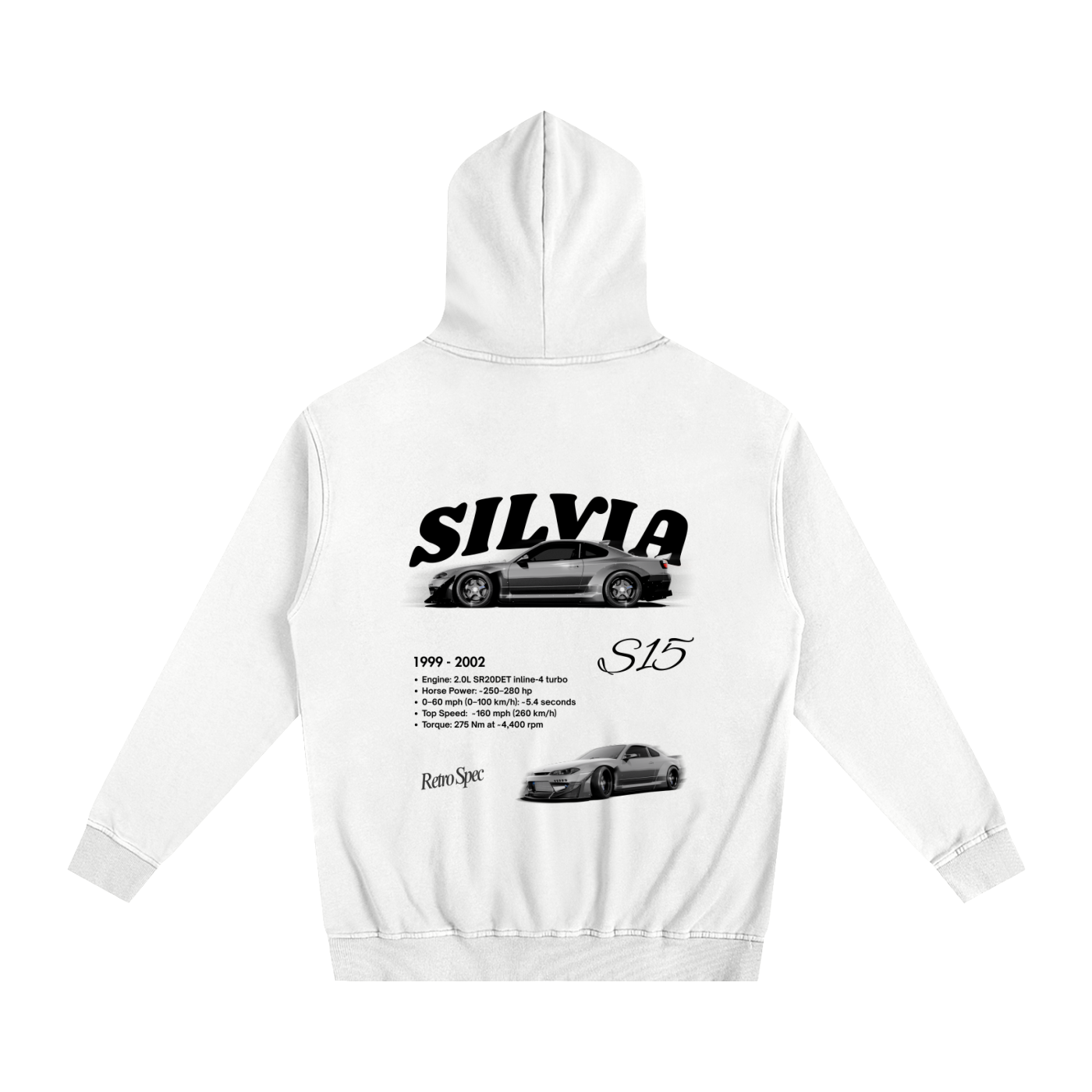 Silvia Heavyweight Cotton Hoodie White