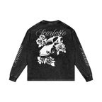 Vintage Wash Scarlatto Long Sleeve Tee