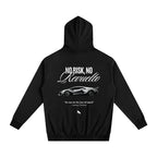 No Risk Heavyweight Cotton Hoodie Black