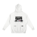 918 Tribute Cotton Hoodie White