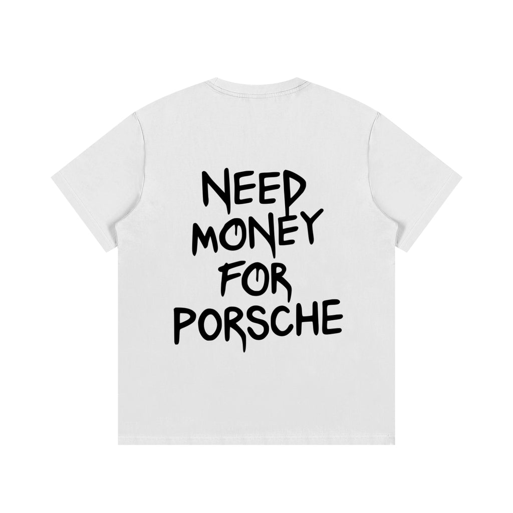 Need Money Cotton Tee White