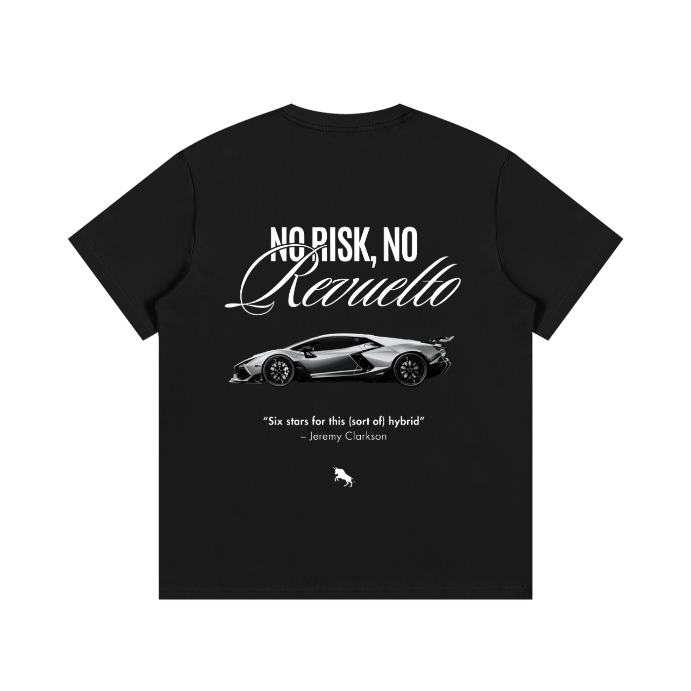 No Risk Cotton Tee Black