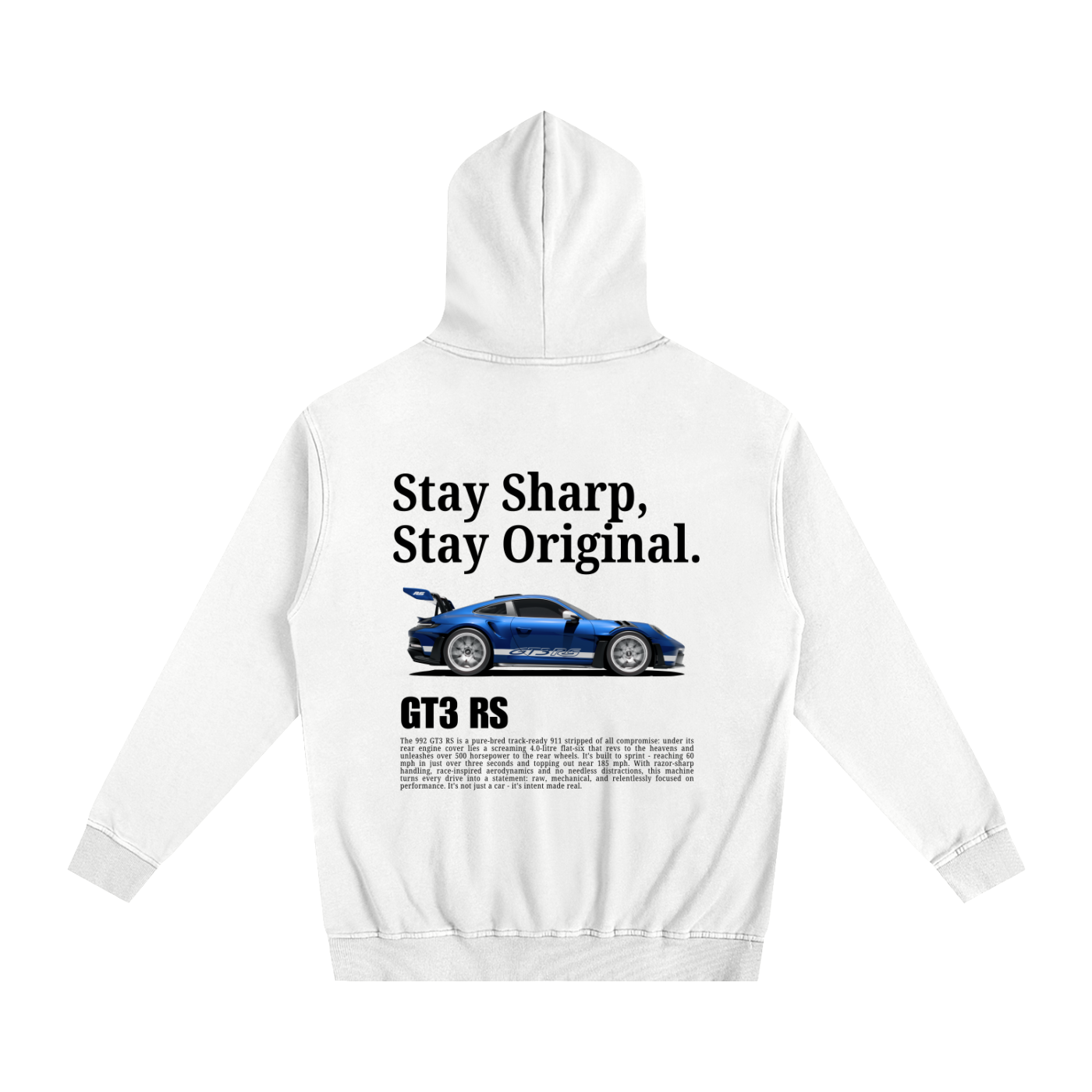 stay sharp, stay original Hoodie White