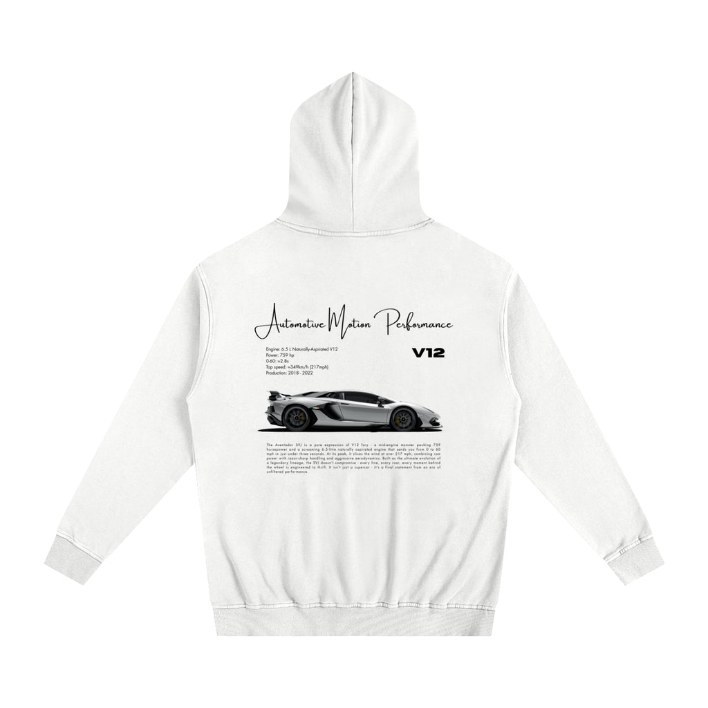 Automotive Motion Hoodie White