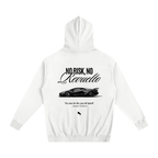 No Risk Heavyweight Cotton Hoodie White