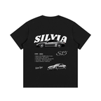Silvia Cotton Tee Black