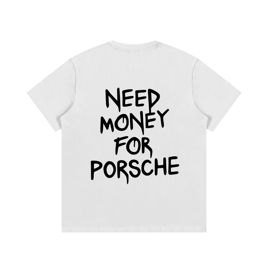 Need Money Cotton Tee White