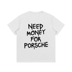 Need Money Cotton Tee White