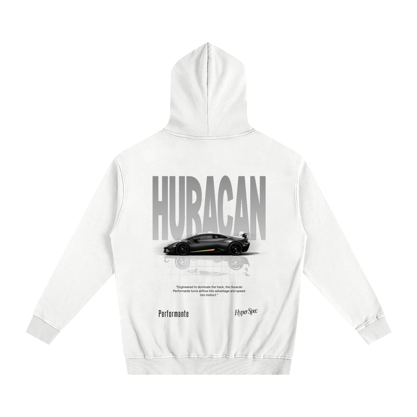 Perf Heavyweight Cotton Hoodie White