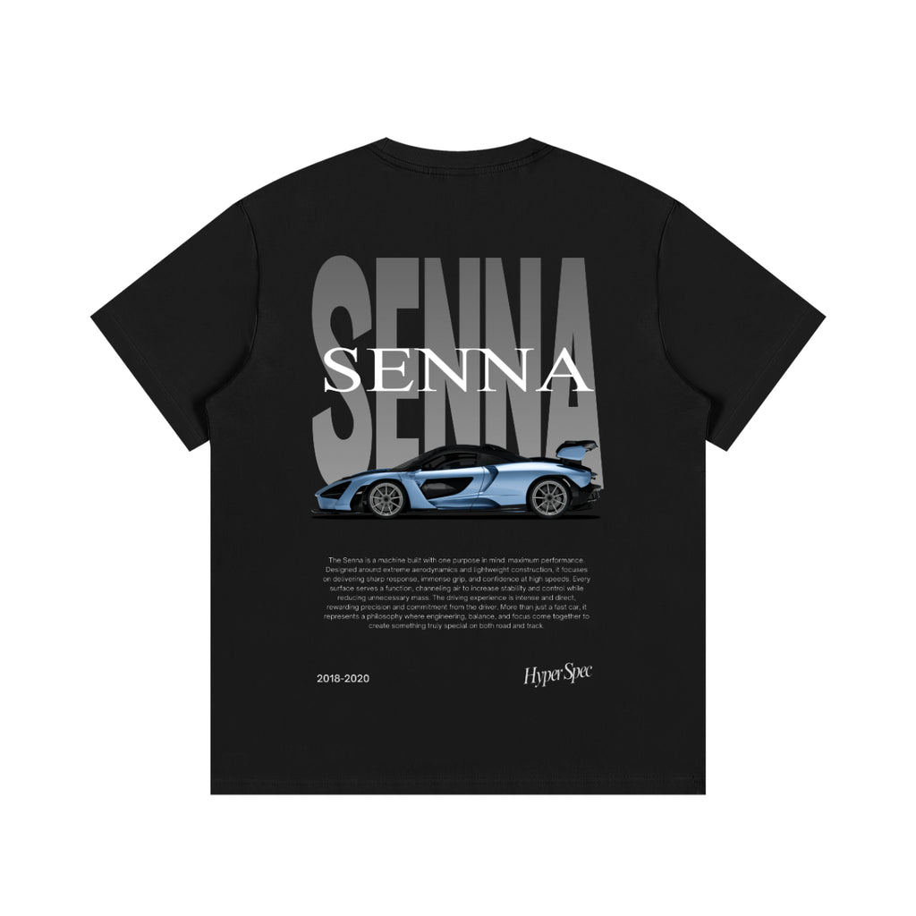Senna Tribute Tee Black