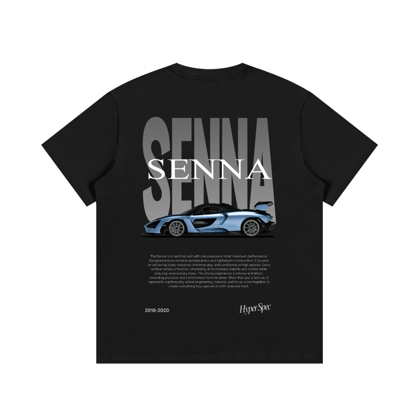 Senna Tribute Tee Black