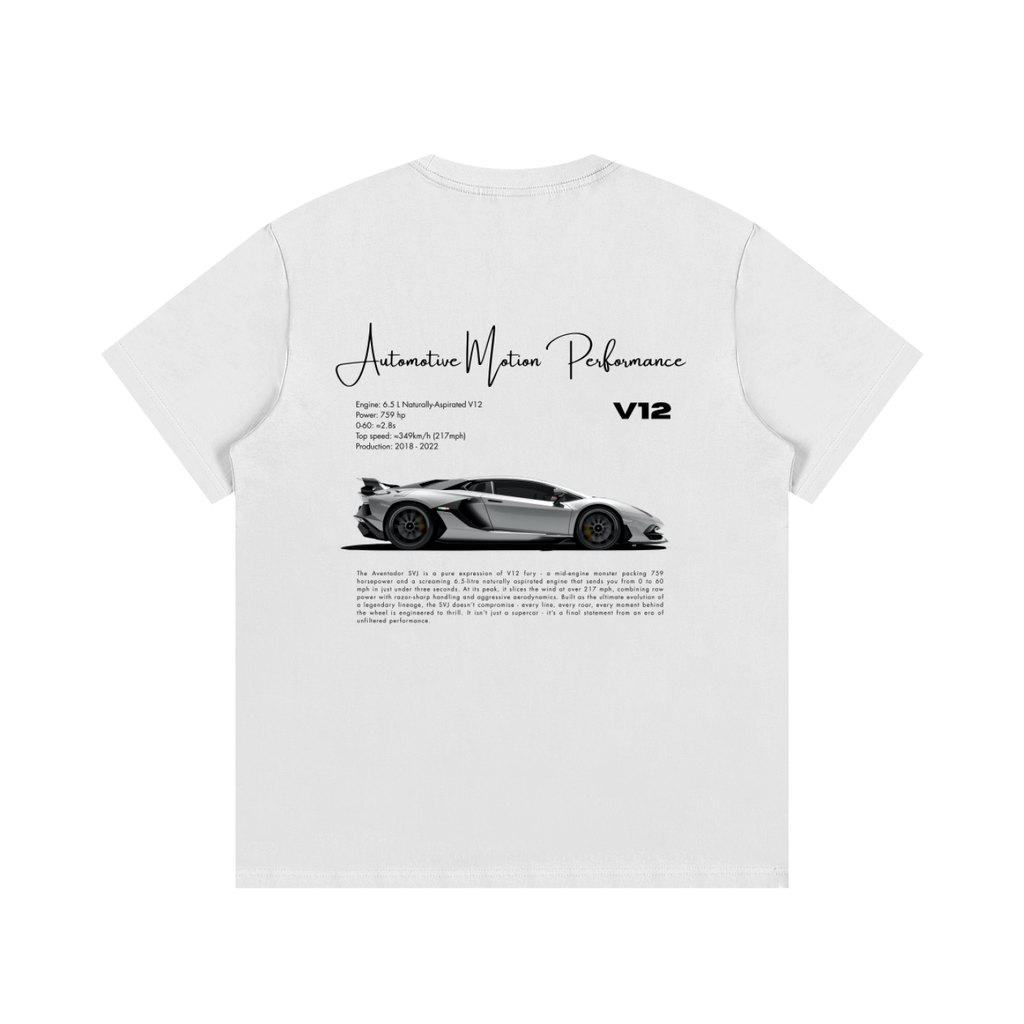 Automotive Motion Tee White