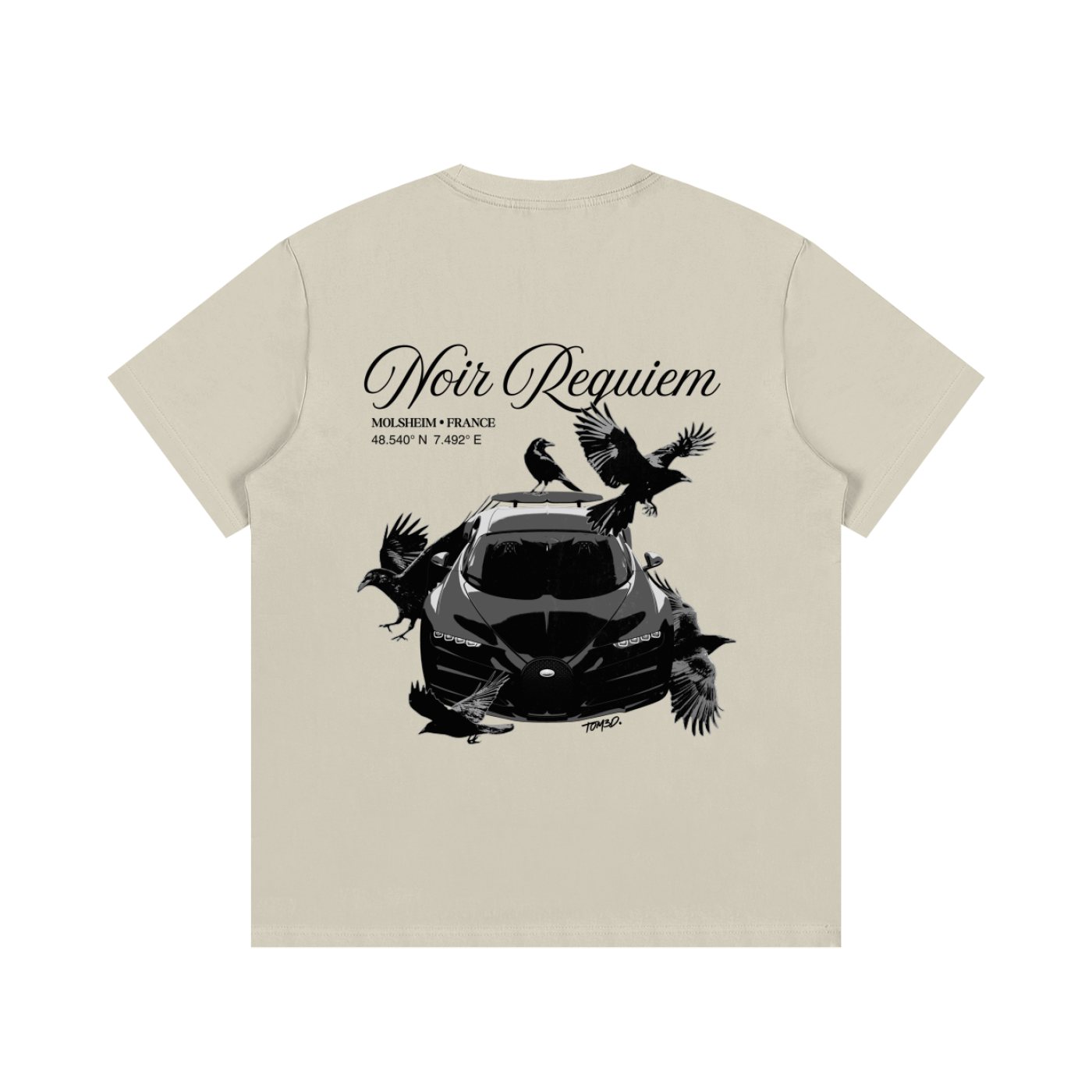 Noir Requiem Chiron Tee Champagne Ivory