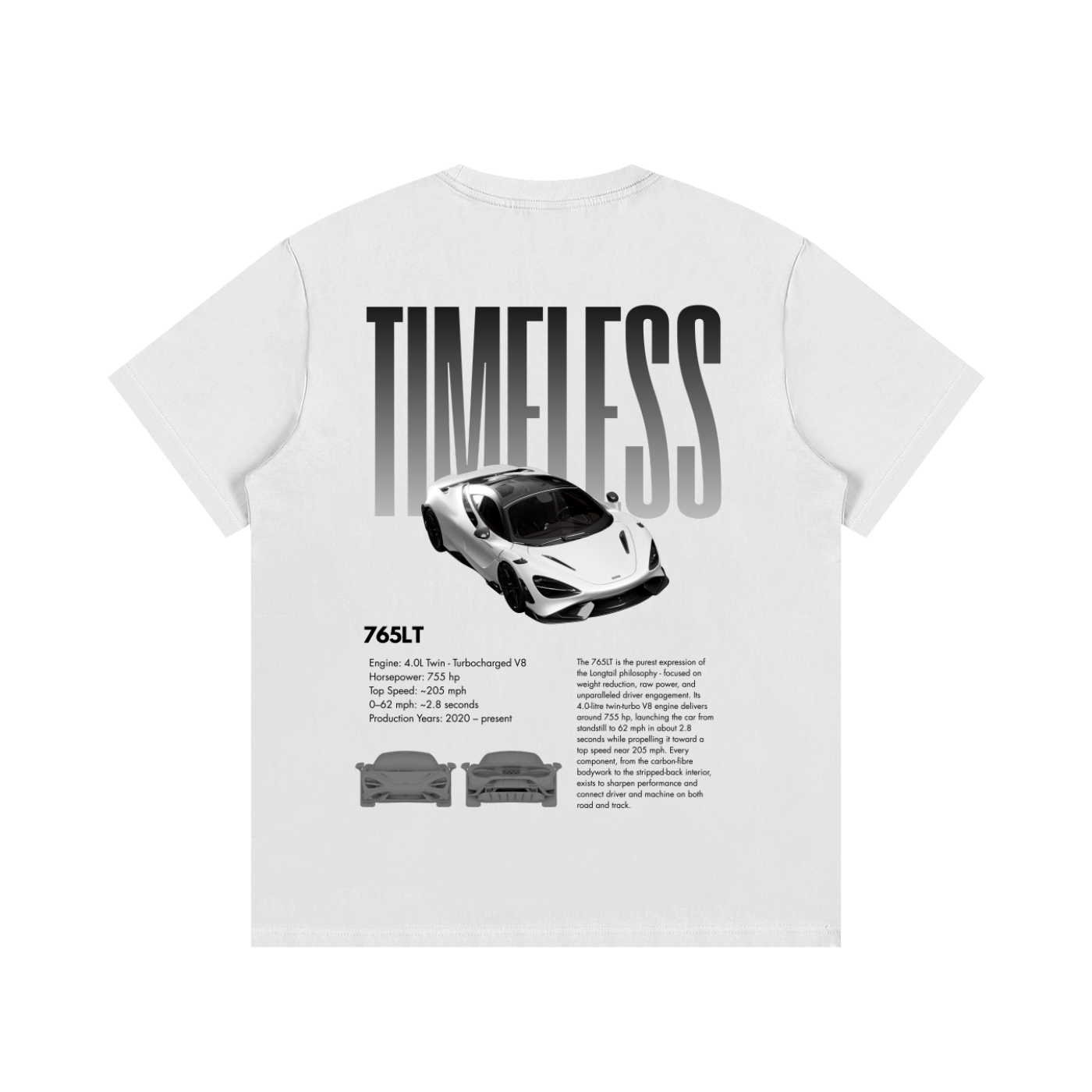 TIMELESS Cotton Tee White