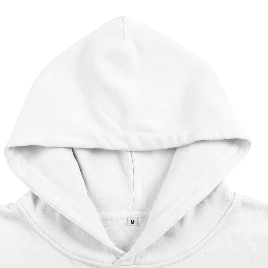 Senna Heavyweight Cotton Hoodie White