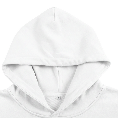 (765LT) TIMELESS Heavyweight Cotton Hoodie White