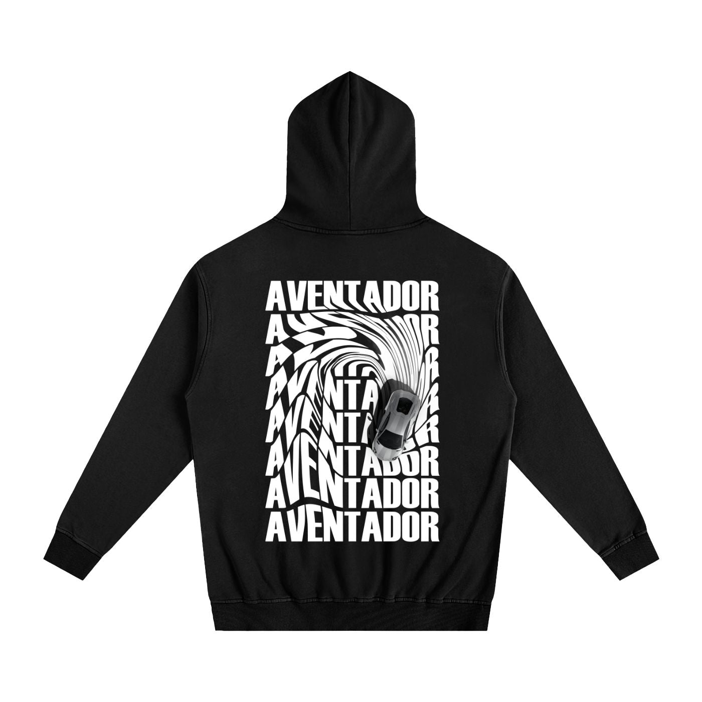 Aventador Heavyweight Cotton Hoodie Black
