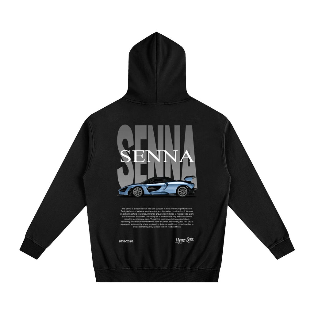 Senna Tribute Hoodie Black