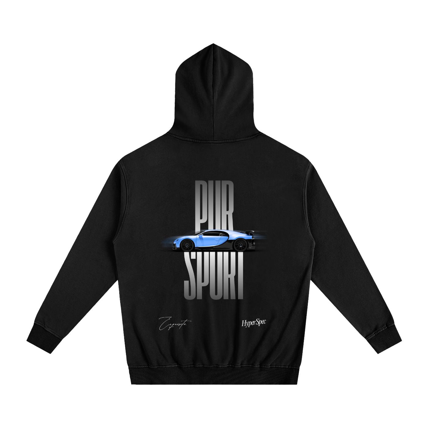 Pur Sport Heavyweight Cotton Hoodie White