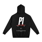 P1 Heavyweight Cotton Hoodie Black
