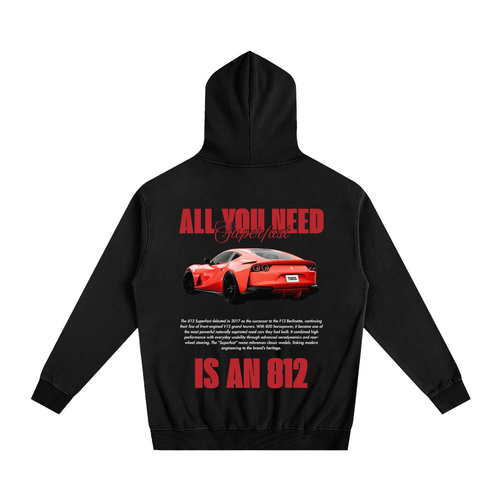 812 Tribute Hoodie Black
