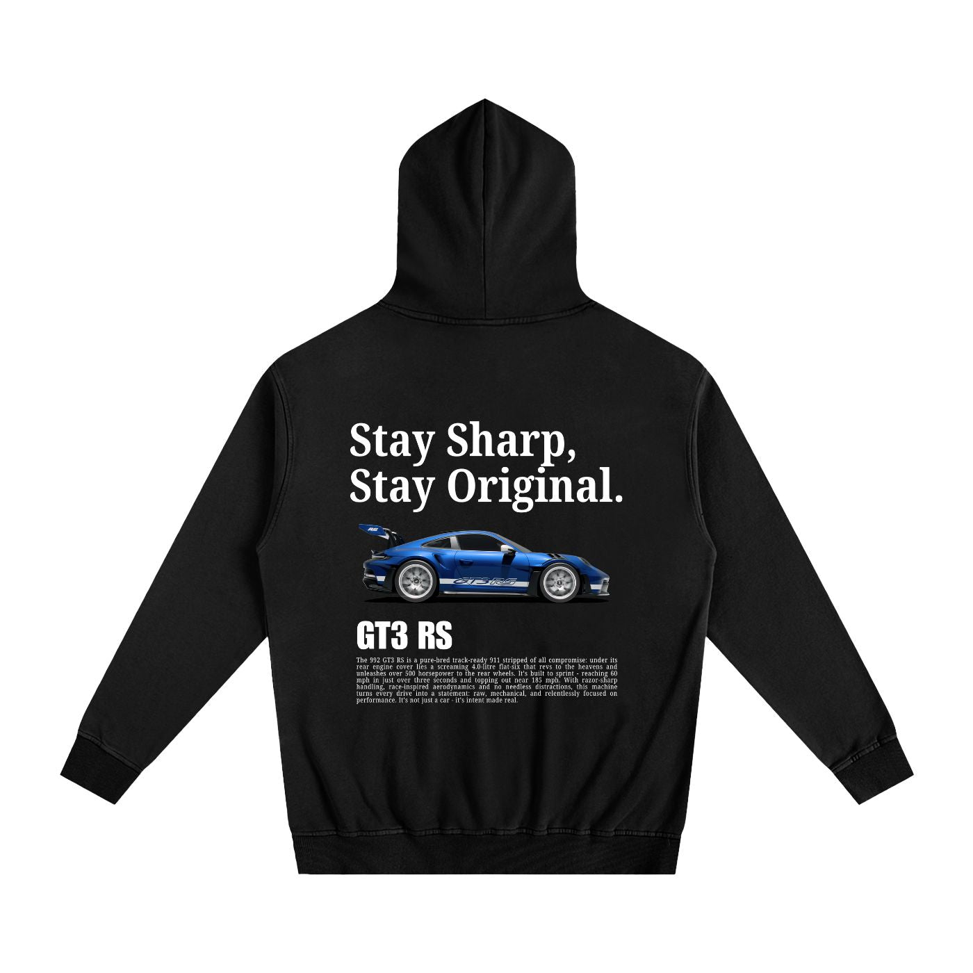 stay sharp, stay original Hoodie Black