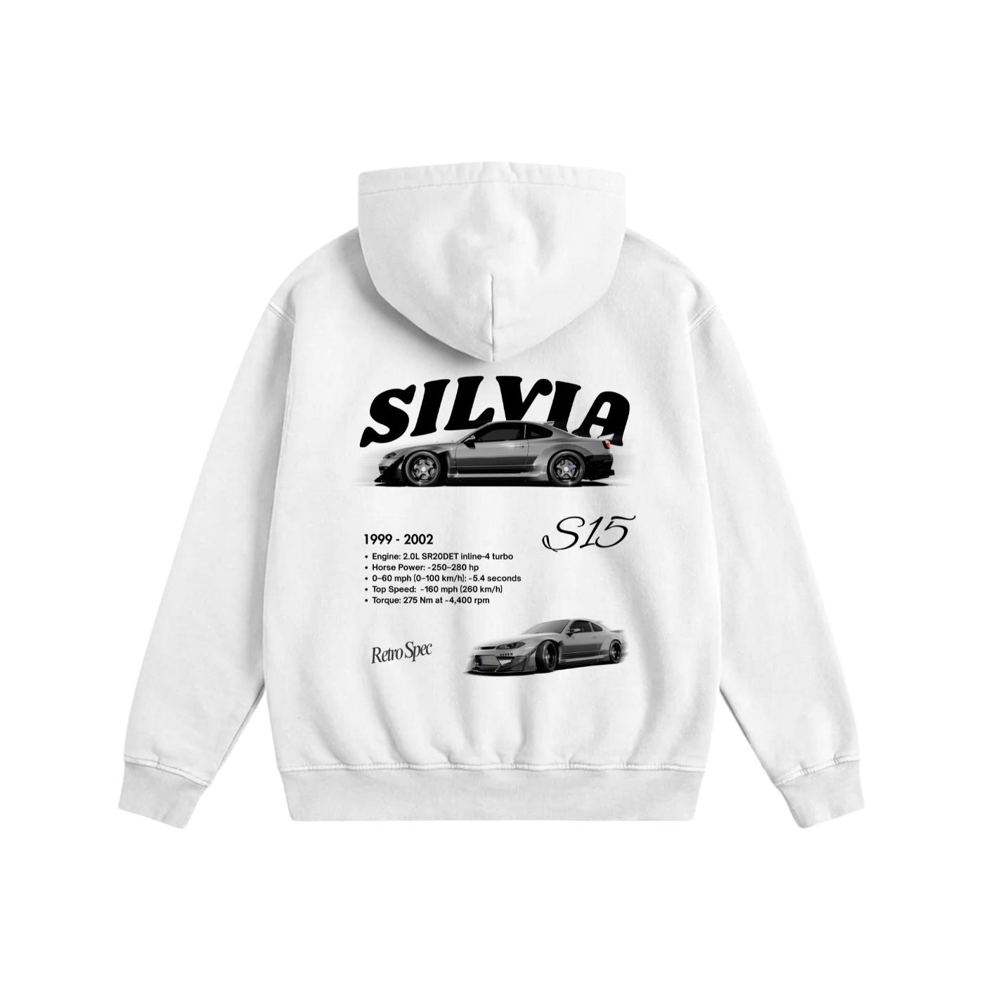 Silvia Heavyweight Cotton Hoodie White