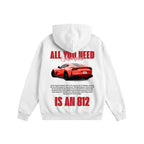 812 Tribute Hoodie White