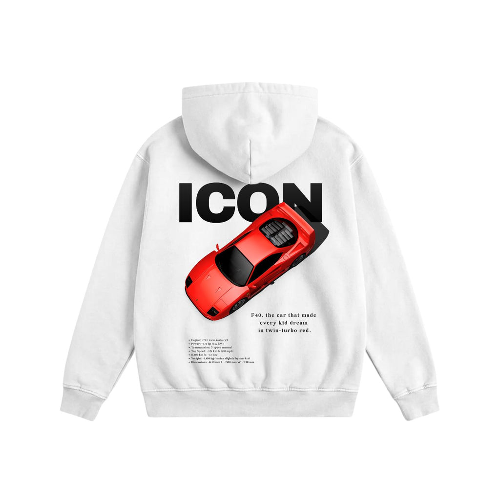 ICON Tribute Hoodie White