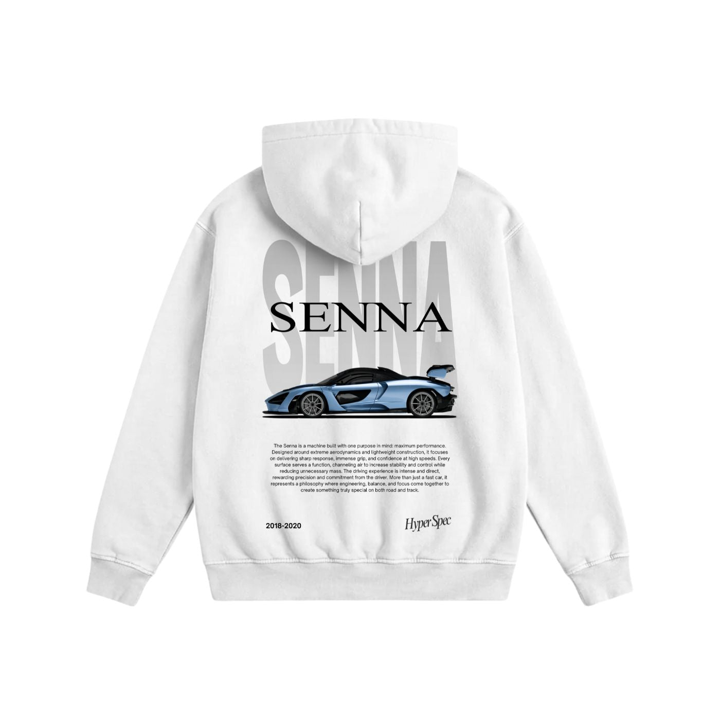 Senna Heavyweight Cotton Hoodie White