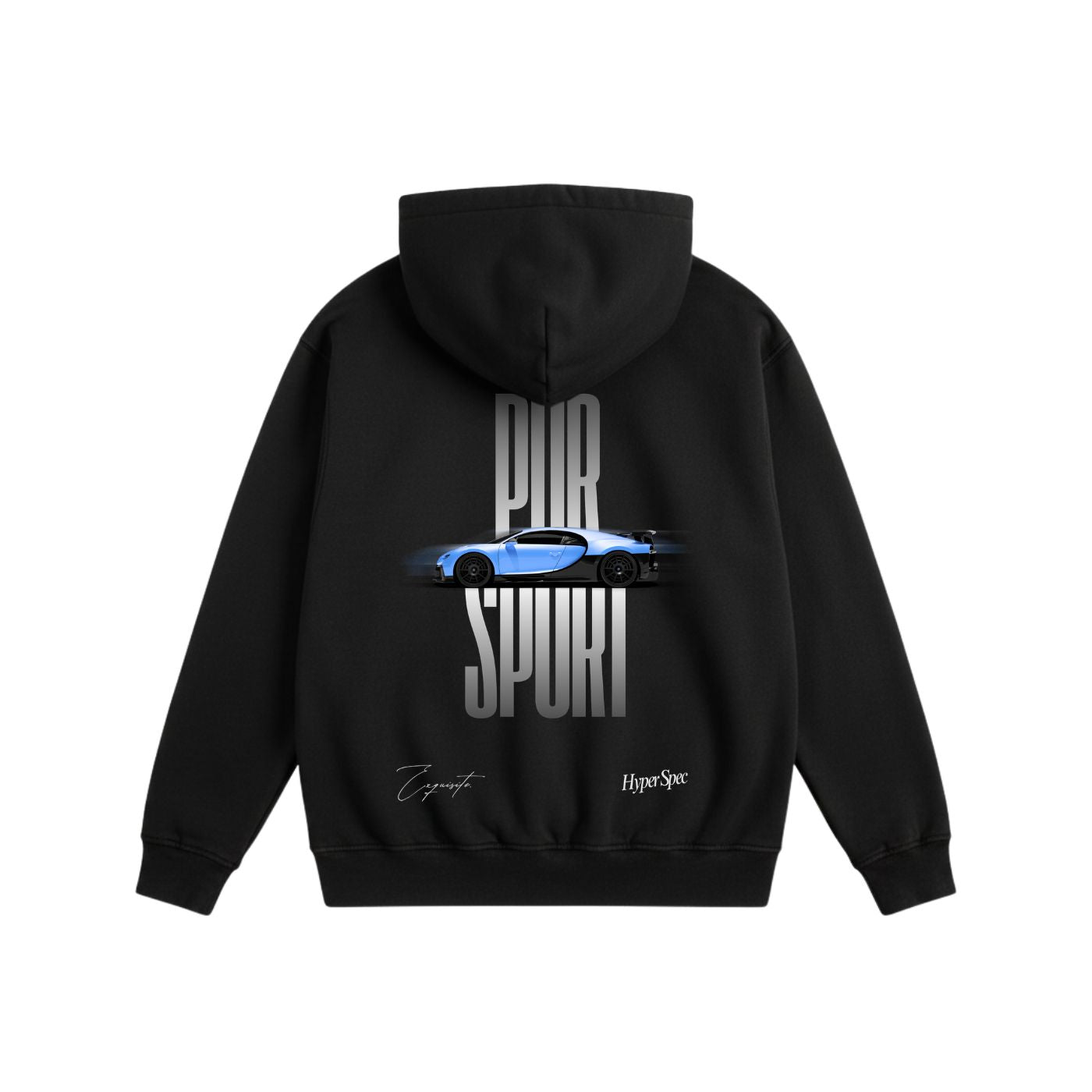 Pur Sport Heavyweight Cotton Hoodie White