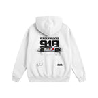 918 Tribute Cotton Hoodie White