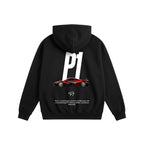P1 Heavyweight Cotton Hoodie Black