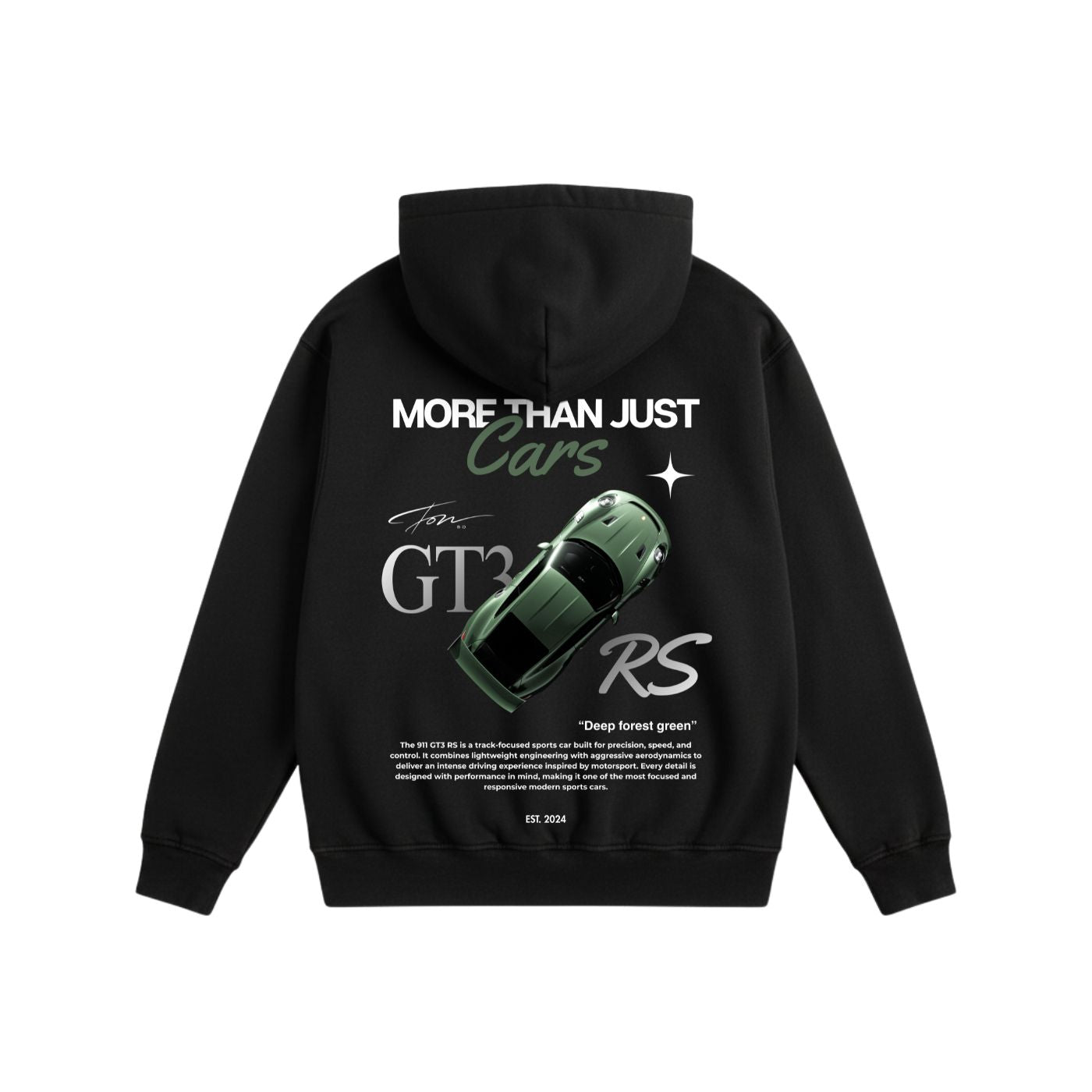 Gt3 rs "deep forest green" Hoodie Black