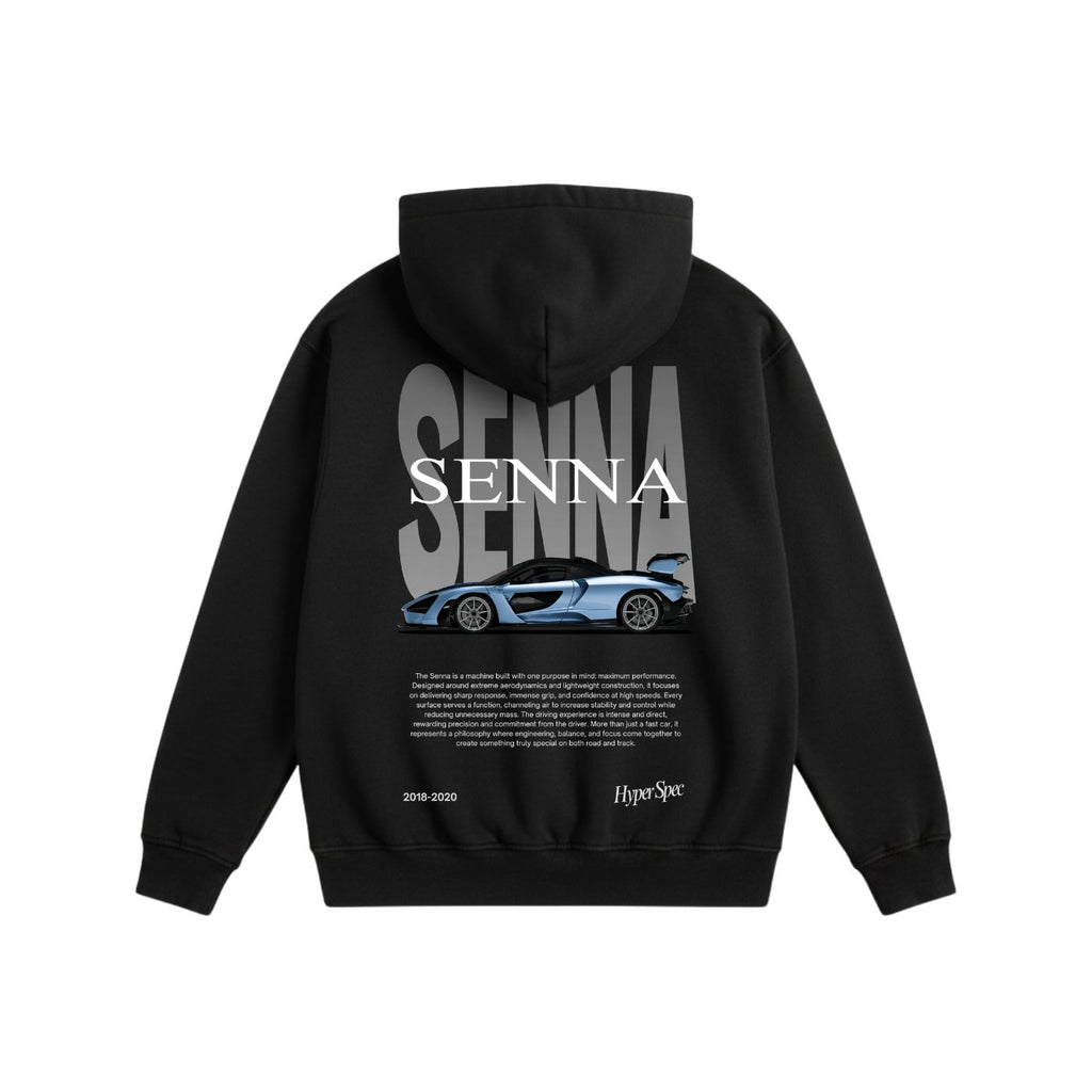 Senna Tribute Hoodie Black