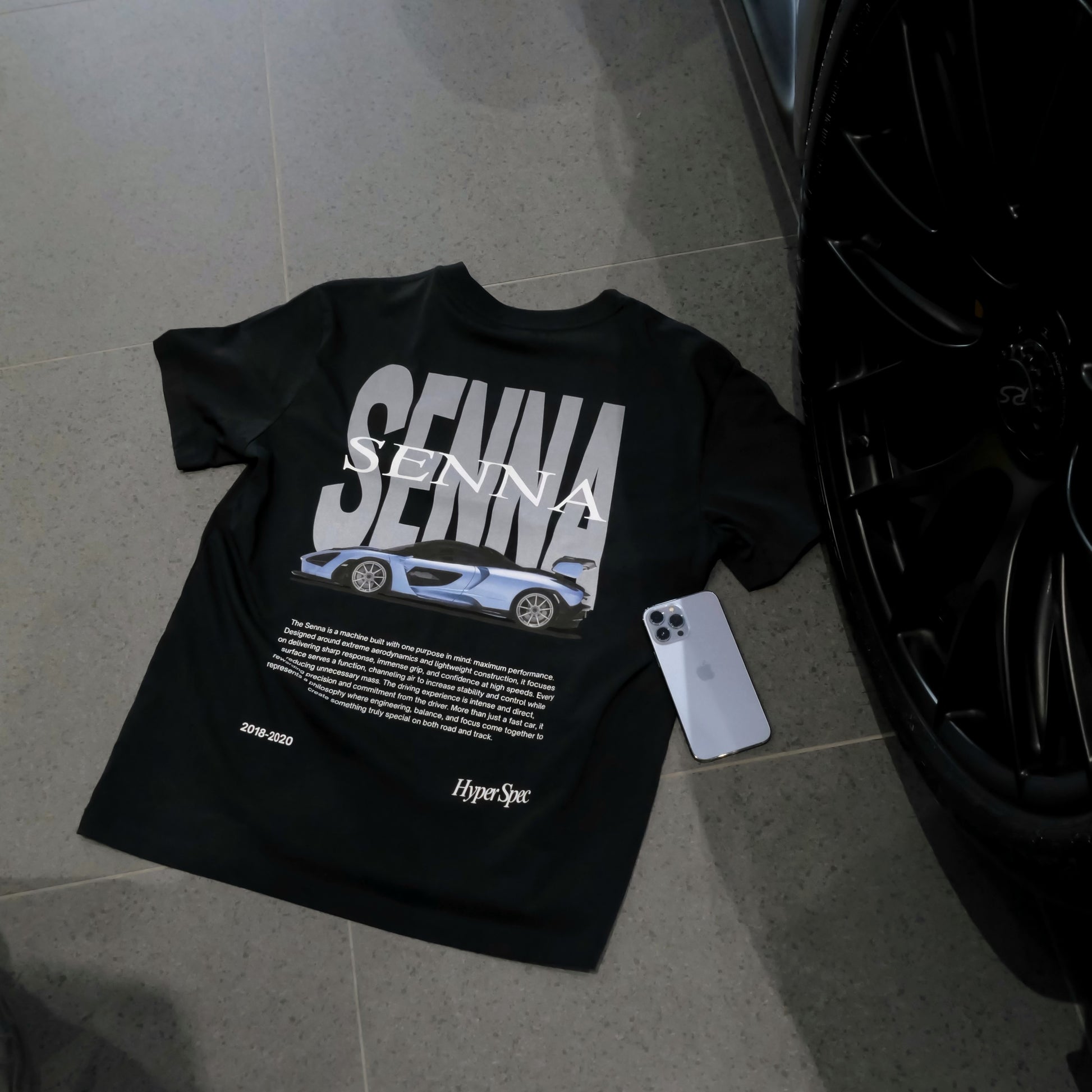 Senna Cotton Tee Black