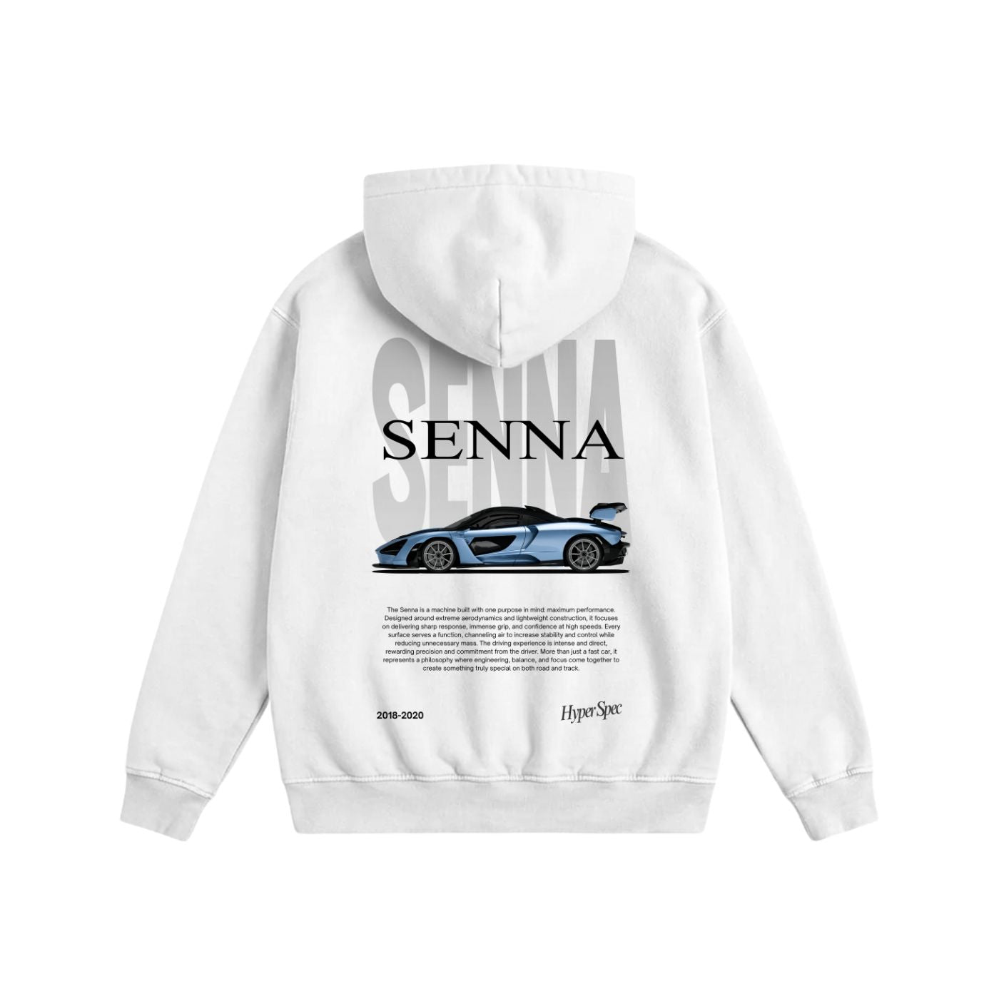 Senna Heavyweight Cotton Hoodie White