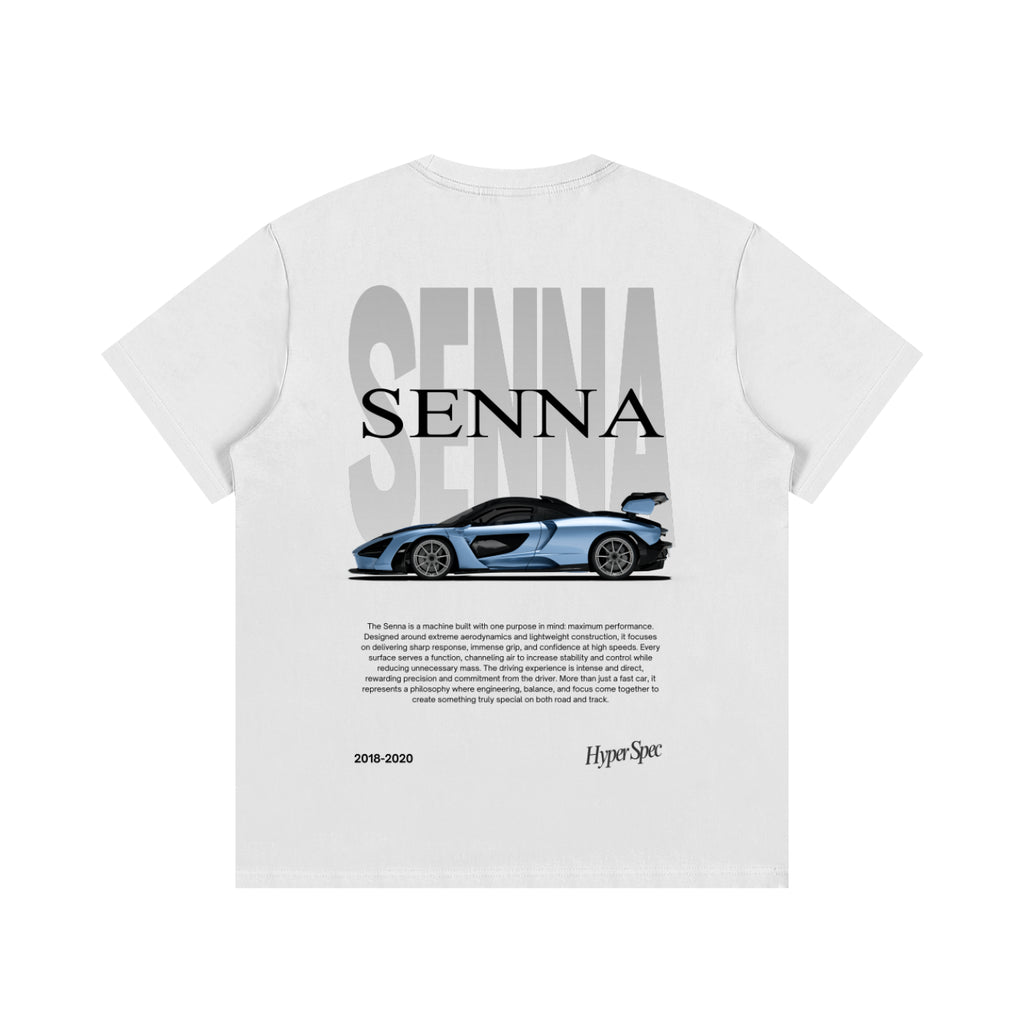 Senna Tribute Tee White