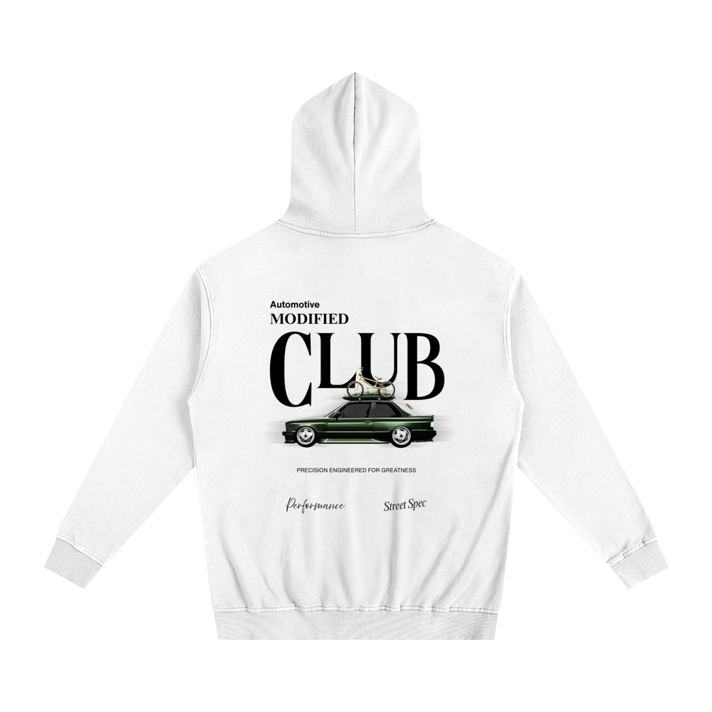 Automotive Modified Club Hoodie White