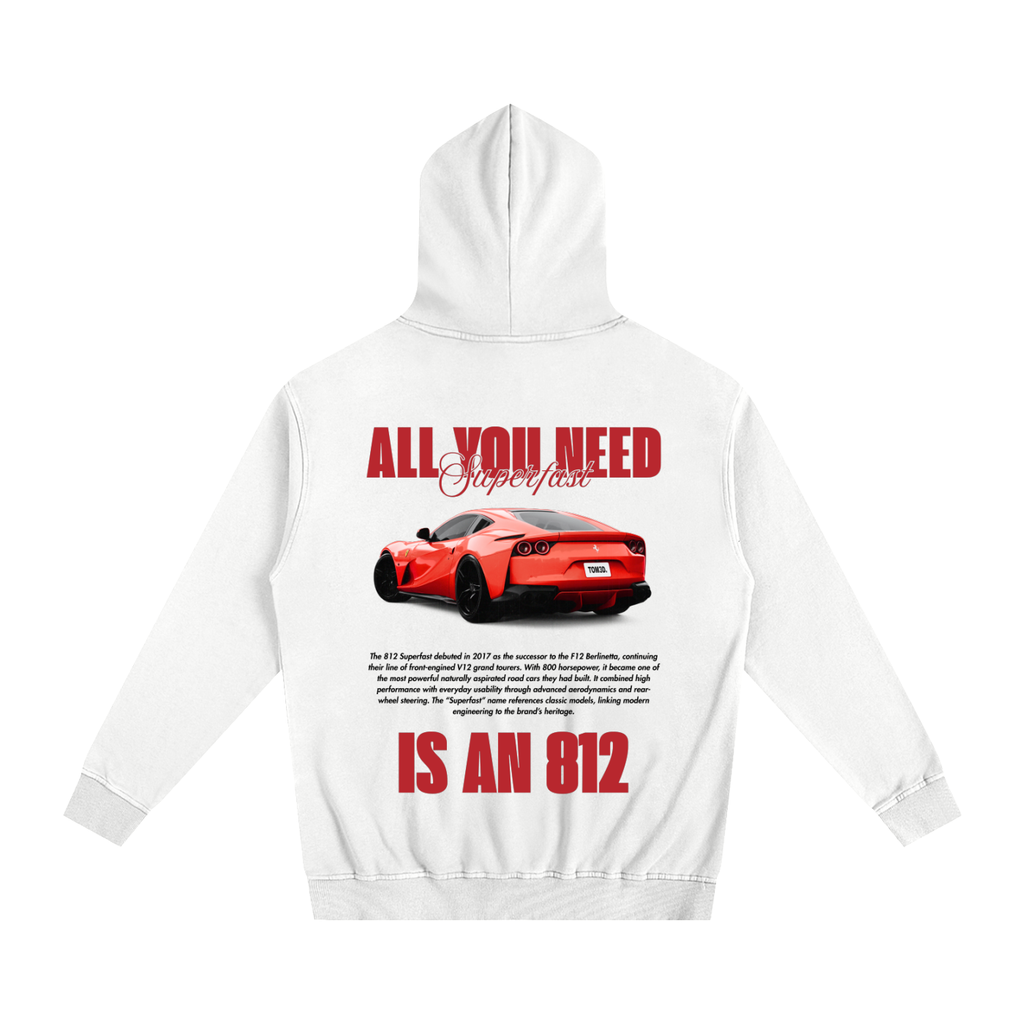 812 Tribute Hoodie White